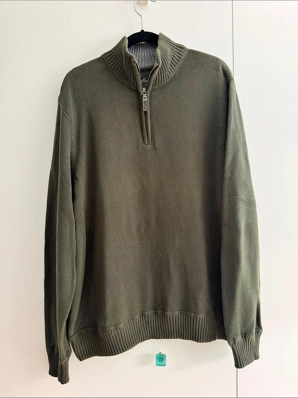 Eddie Bauer Men's Cotton Quarter Zip Sweater